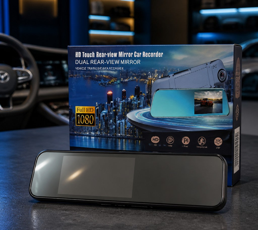 Dashcam 1080p con camara de marcha atras 1080p