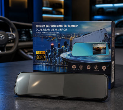 Dashcam 1080p con camara de marcha atras 1080p